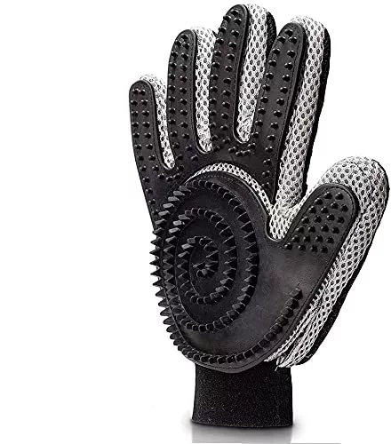 Dual-Hand Pet Grooming Glove – Right & Left Hand Deshedding Mitt
