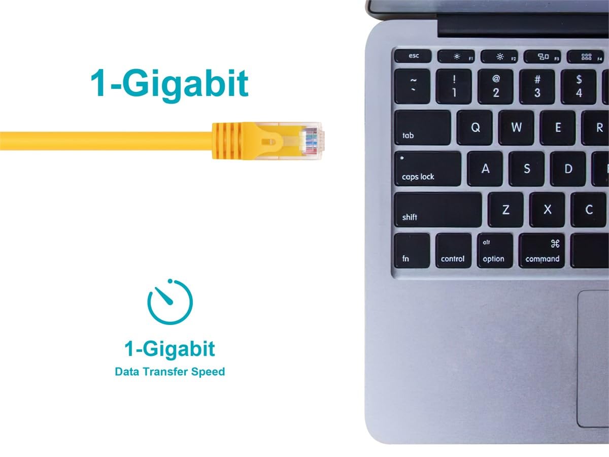Monoprice Cat6 Flexboot Ethernet Patch Cable UTP 24AWG 550MHz Snagless RJ45
