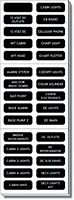 Blue Sea Systems 8039 DC Panel Extended 120 Label Set