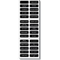 Blue Sea Systems 8039 DC Panel Extended 120 Label Set