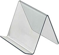 Azar Displays Acrylic Easel Displays, Clear, 10-Pack