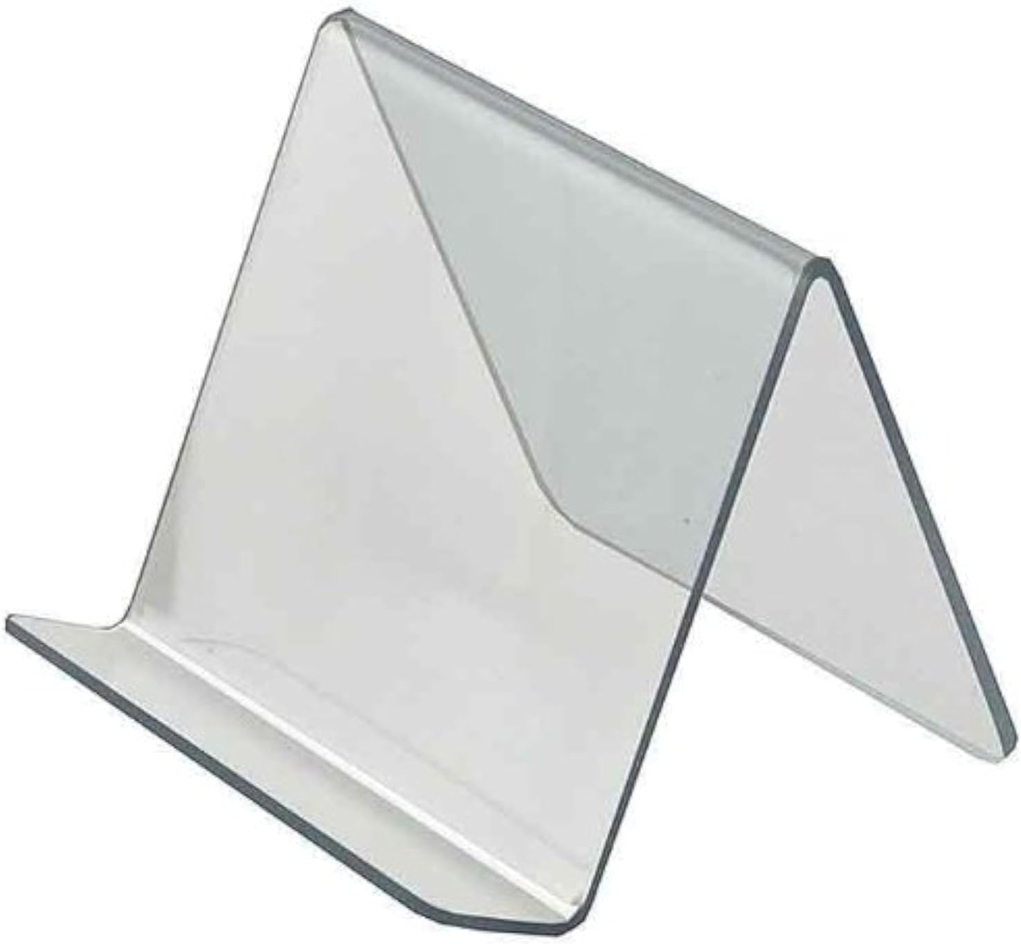 Azar Displays Acrylic Easel Displays, Clear, 10-Pack