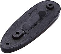 BERETTA Micro-Core Field Rubber Recoil Pad for Straight Gun Stocks, Multiple Thickness, Black .39"