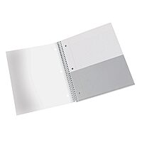 Office Depot® Brand Stellar Poly Notebook, 8-1/2" x 11", 1 Subject, College Ruled, 100 Sheets, Lavender