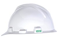 MSA V-Gard Cap Style Safety Hard Hat with Staz-On Pinlock Suspension