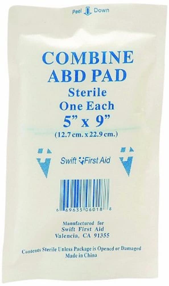 Honeywell North by Honeywell 065590 ABD Pad, 5-Inch x 9-Inch
