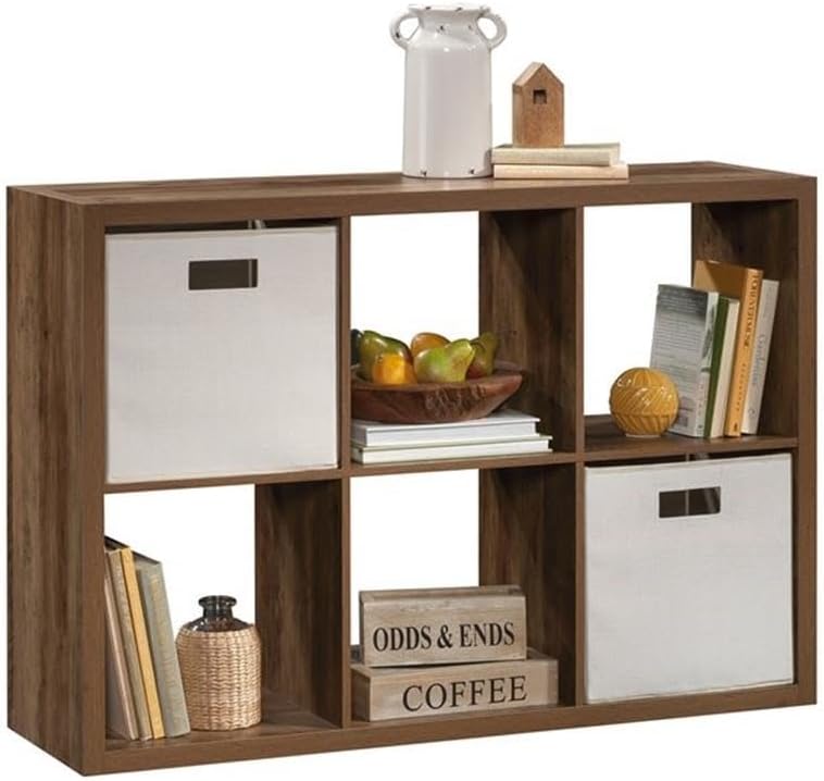Sauder Select 44inH 6-Cube Organizer Storage Bookcase