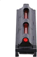 TruGlo Fiber Optic Front Magnum Glo-Dot Xtreme Series Sight, Green/Red, 1/4", 5/16", 3/8", 6mm Bid Width 3/8" RED