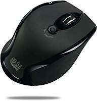 iMouse M20B - Wireless Ergonomic Optical Mouse, Black