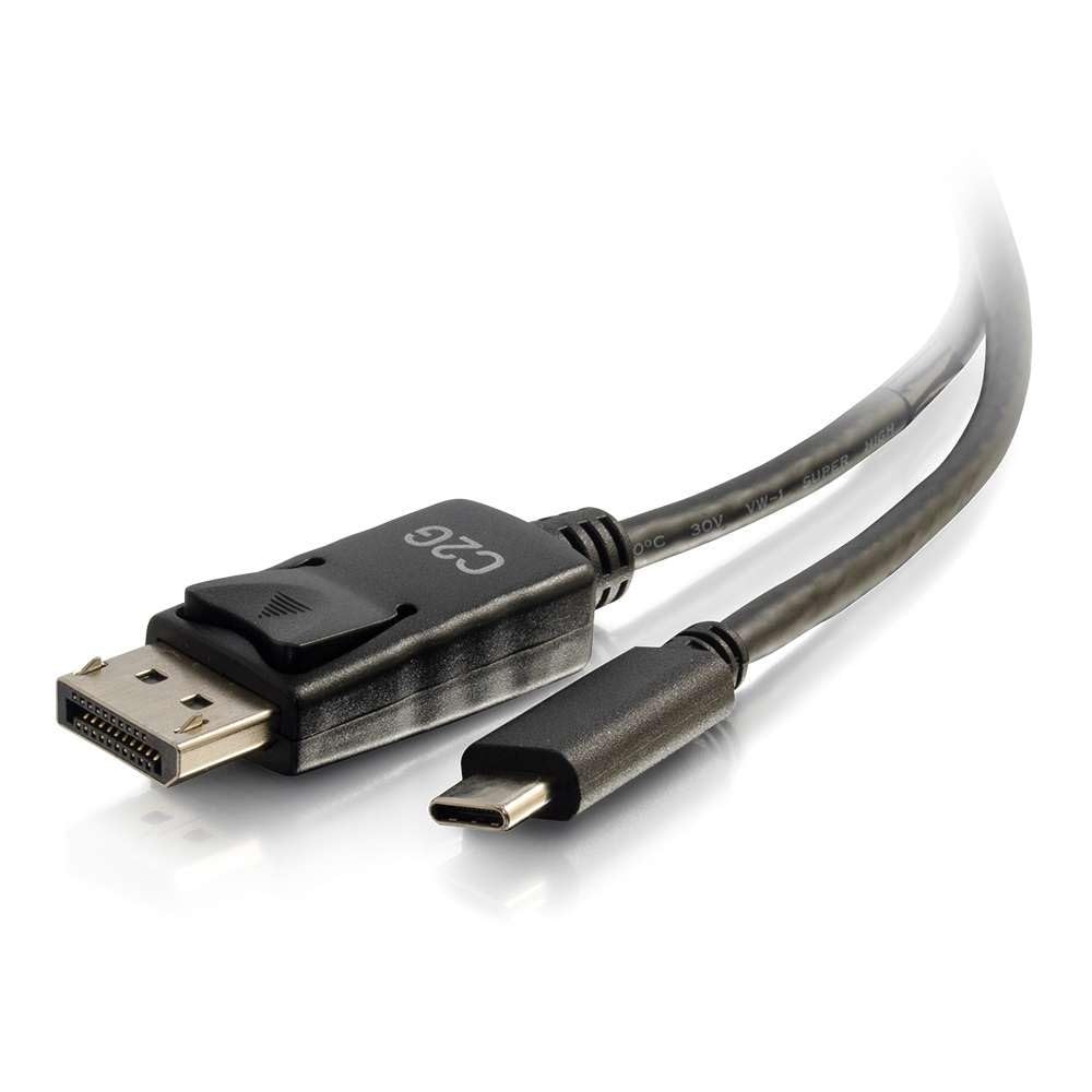 1ft (0.3m) USB-C to DisplayPort™ Adapter Cable 4K 30Hz - Black