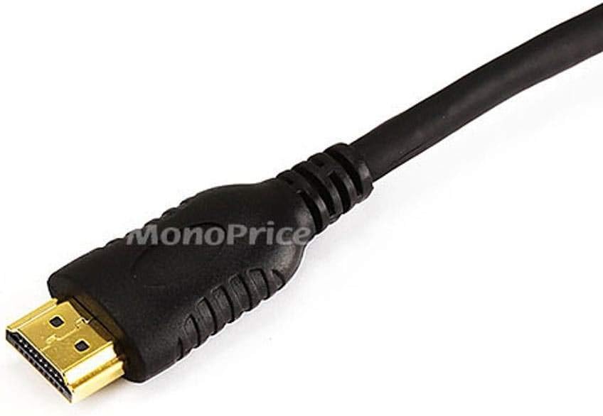 Monoprice 30AWG Standard HDMI Cable - HDMI Mini to HDMI Connector