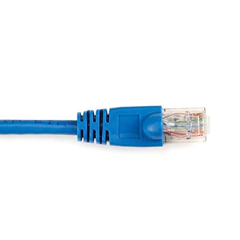 Black Box Network Services CAT6 Molded Boot Patch Cable Blue 10FT CAT6PC-010-BL