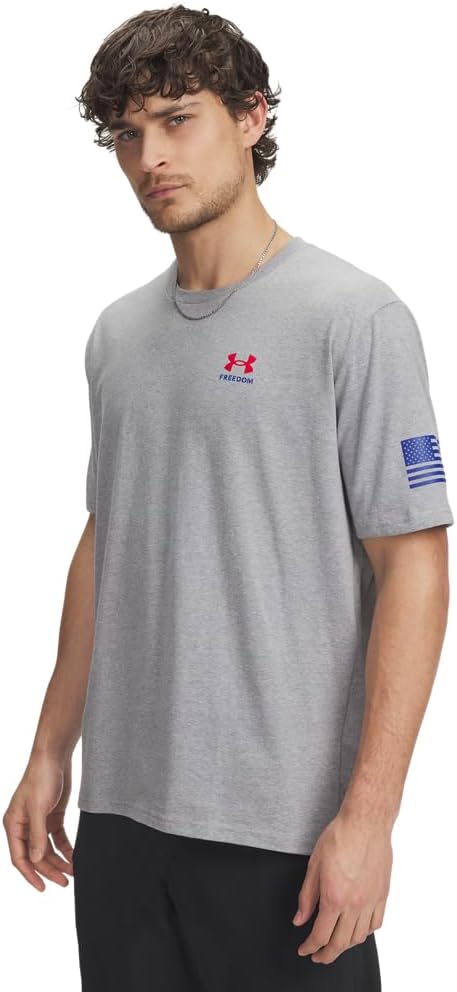 UNDER ARMOUR Men's Freedom Flag Short Sleeve T Shirt