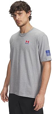 UNDER ARMOUR Men's Freedom Flag Short Sleeve T Shirt