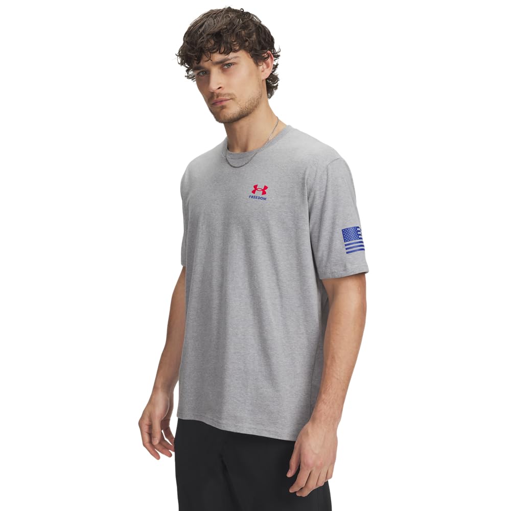 UNDER ARMOUR Men's Freedom Flag Short Sleeve T Shirt