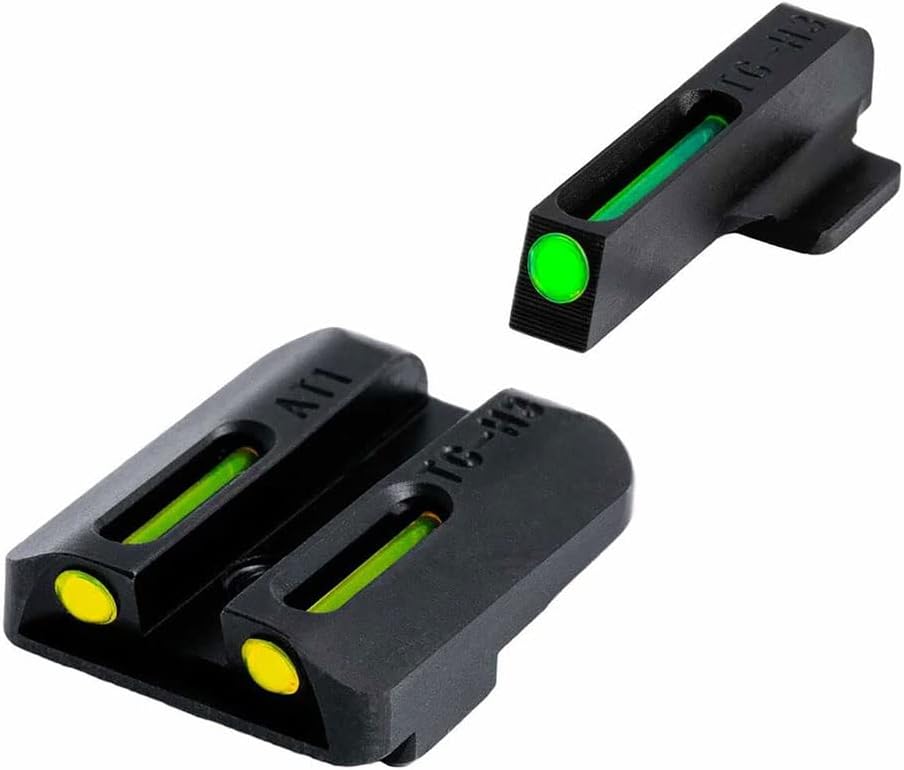 TRUGLO TFO Tritium & Fiber-Optic Handgun Sight, Snag-Resistant