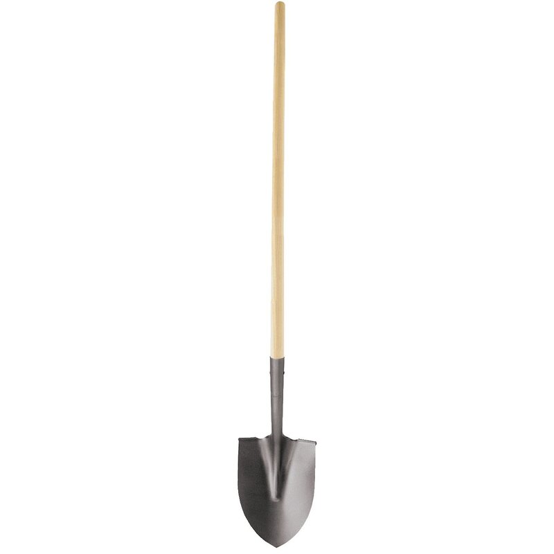 AMES 1554300 Long Handle Round Point Shovel