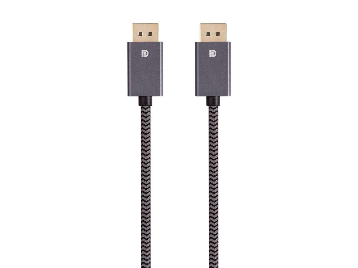 Monoprice DisplayPort 1.4 EasyPlug Nylon Braided Cable