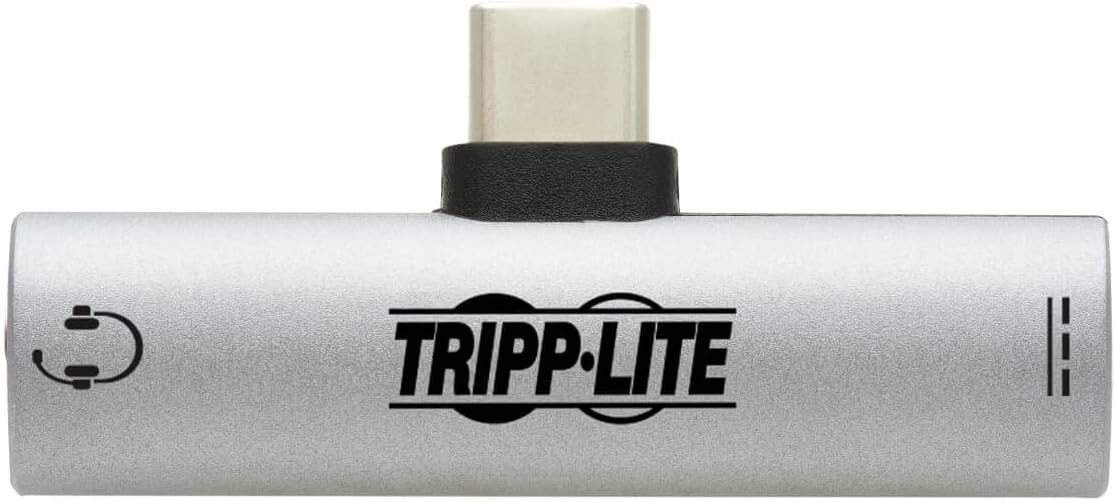 TRIPP LITE USB-C to 3.5 mm Headphone Jack Adapter - Hi-Res Audio
