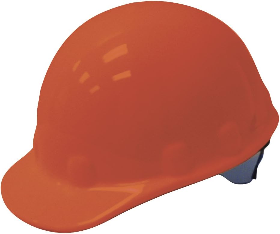 Fibre-Metal by Honeywell E2SW03A000 Super Eight Swing Strap Cap Style Hard Hat, Orange