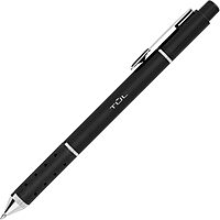 TUL® GL Series Retractable Gel Pens, Medium Point, 0.7 mm, Black Barrel, Black Ink, Pack Of 12 Pens