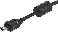 Monoprice 6-Feet USB 2.0 A Male to Mini-B 5pin Male 28/24AWG Cable with Ferrite Core (104931),Black
