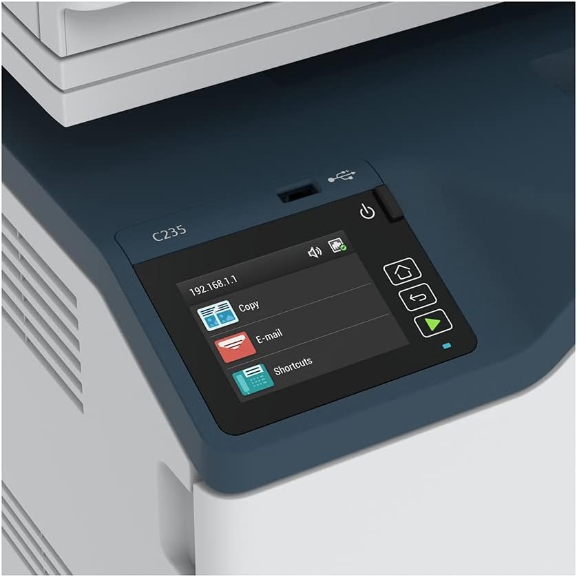 Xerox C235DNI Color All-In-One, Laser, Wireless, ADF, Letter, Print, Scan, Copy, Fax, Energy Star Certified