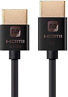 Monoprice Ultra Slim Active High Speed HDMI Cable, 18Gbps, 36AWG, 4K@60Hz, HDR