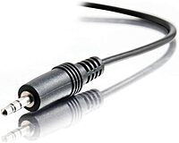 Legrand - C2G 3.5mm Male to Male Cable, Stereo Audio Extension Cable, Black Auxillary Port Extension Cable, 12 Foot Audio Extension Cable, 1 Count, C2G 40414