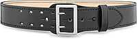 DUTYMAN 2-1/4" Plain Leather Sam Browne 2-Row Stitch Duty Belt - 100% Genuine Leather w/No Fillers