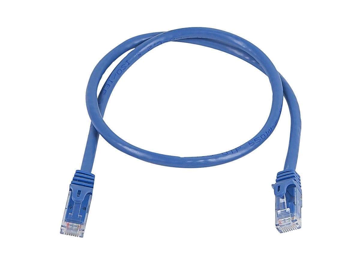 Monoprice Cat6 Flexboot Patch Cable UTP 24AWG 550MHz Pure Bare Copper Snagless RJ45