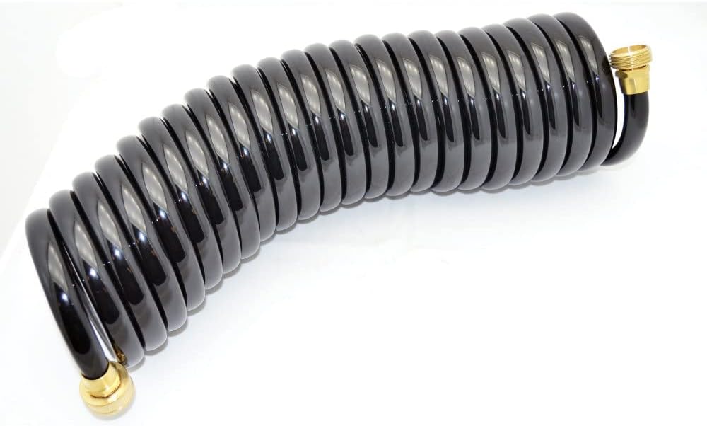 Johnson Pump Coiled Wash Down Hose - 25' - 1/2" Diameter