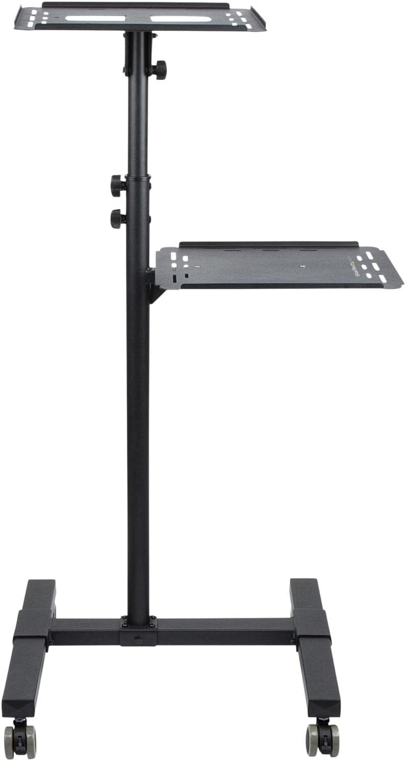 StarTech.com Mobile Adjustable Cart - Height Adjustable Rolling Workstation