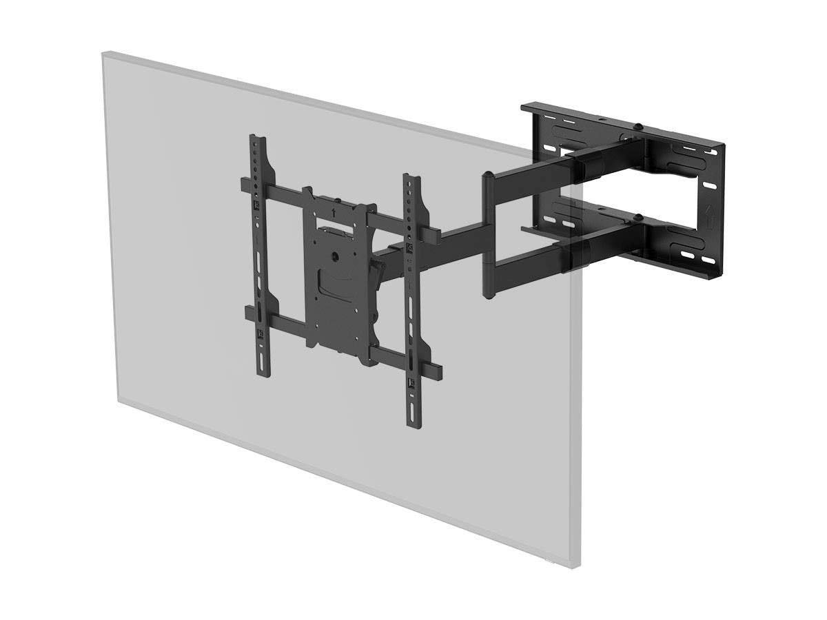 Monoprice 360 Full-Motion Articulating TV Wall Mount - Portrait and Landscape, for TVs 40in to 75in, Weight Capacity 110 Lbs