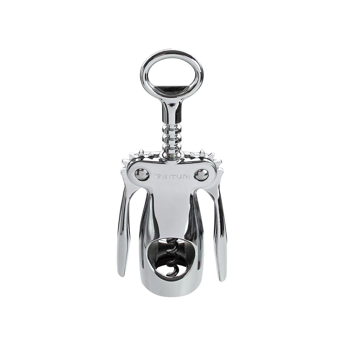 Vinturi Wing Corkscrew Wine Opener, Chrome (V9032)