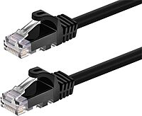 Monoprice Cat5e Flexboot Ethernet Patch Cable - Snagless RJ45, 24AWG, UTP, 350MHz