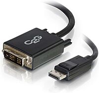 C2G Legrand DisplayPort to DVI, Male to Male Displayport Cable, Black DisplayPort Cable, 10 Foot Digital Display Cable