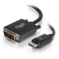 C2G Legrand DisplayPort to DVI, Male to Male Displayport Cable, Black DisplayPort Cable, 10 Foot Digital Display Cable