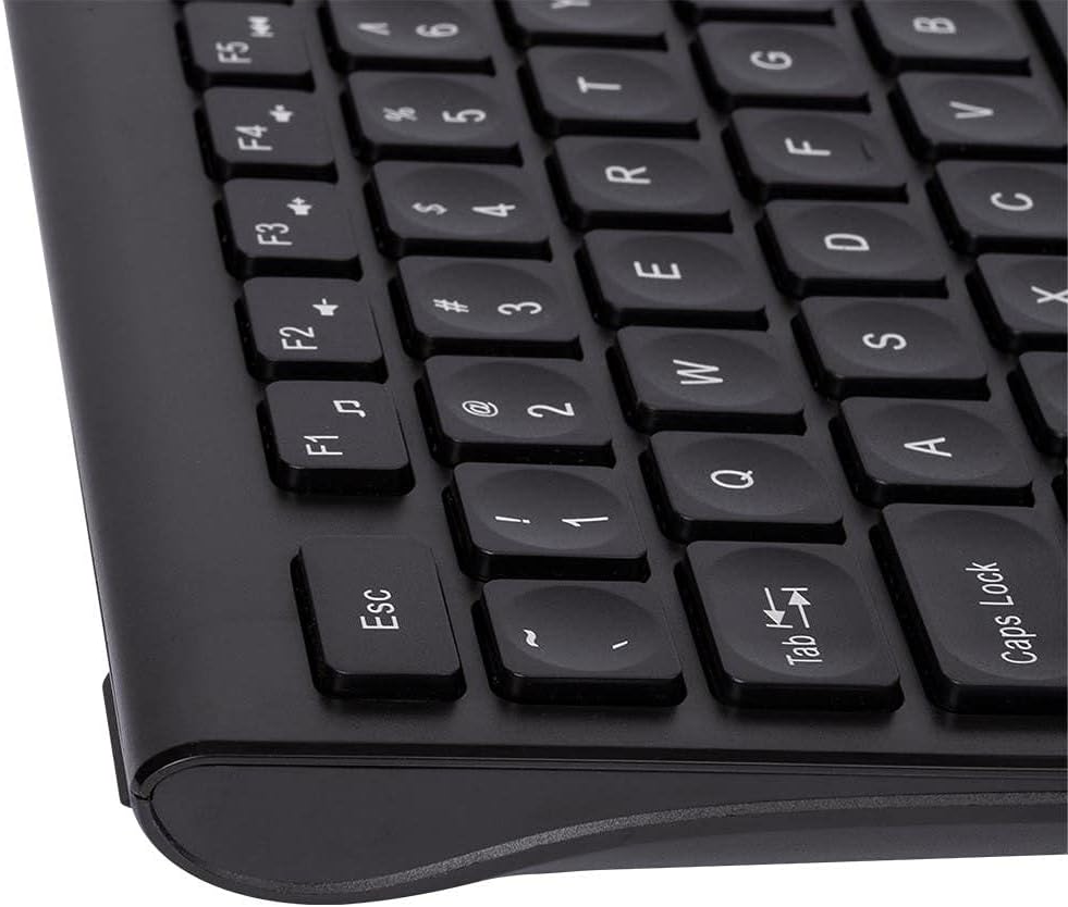 Monoprice Low-Profile Spill-Resistant Silent Keyboard – Membrane Water-Resistant Coating 10 Million Keystrokes