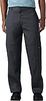 DICKIES Men's Loose Fit Double Knee Work Pants – Durable Twill Utility Trousers