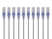 Monoprice SlimRun Cat6A Ethernet Patch Cable - 30AWG UTP Snagless RJ45 10G