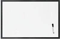 U Brands Magnetic Dry-Erase Board, 36 X 24 Inches, Black Wood Frame (311U00-01) 35"W x 23"H