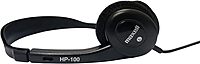 Maxell 199845 6ft Cord Adjustable Headband Wired Headphones with Microphone, Black Sound, Comfortable Fit