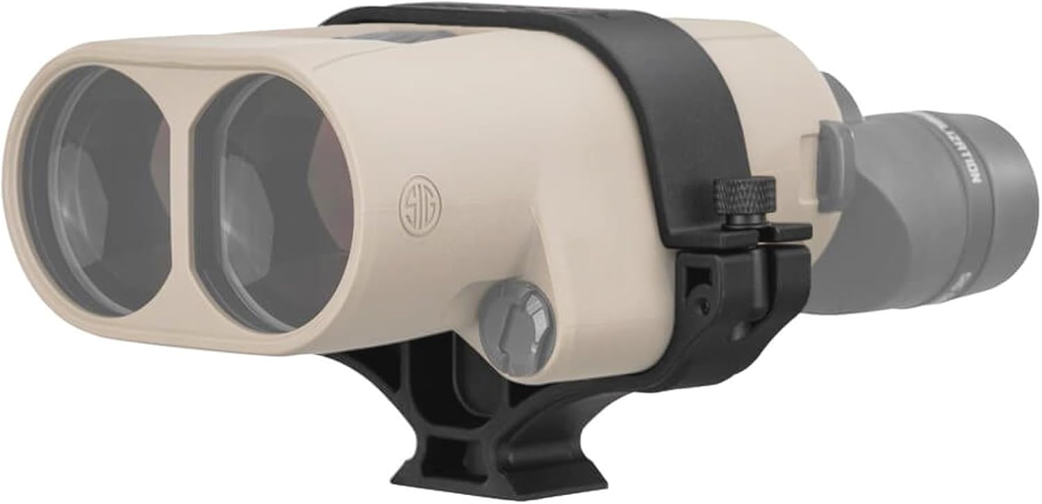 SIG SAUER ZULU6 HDX PRO Binocular Adapter - SOZ6B150 | Compact Lightweight Polymer Binocular Mounting Hinge Clamp Adapter