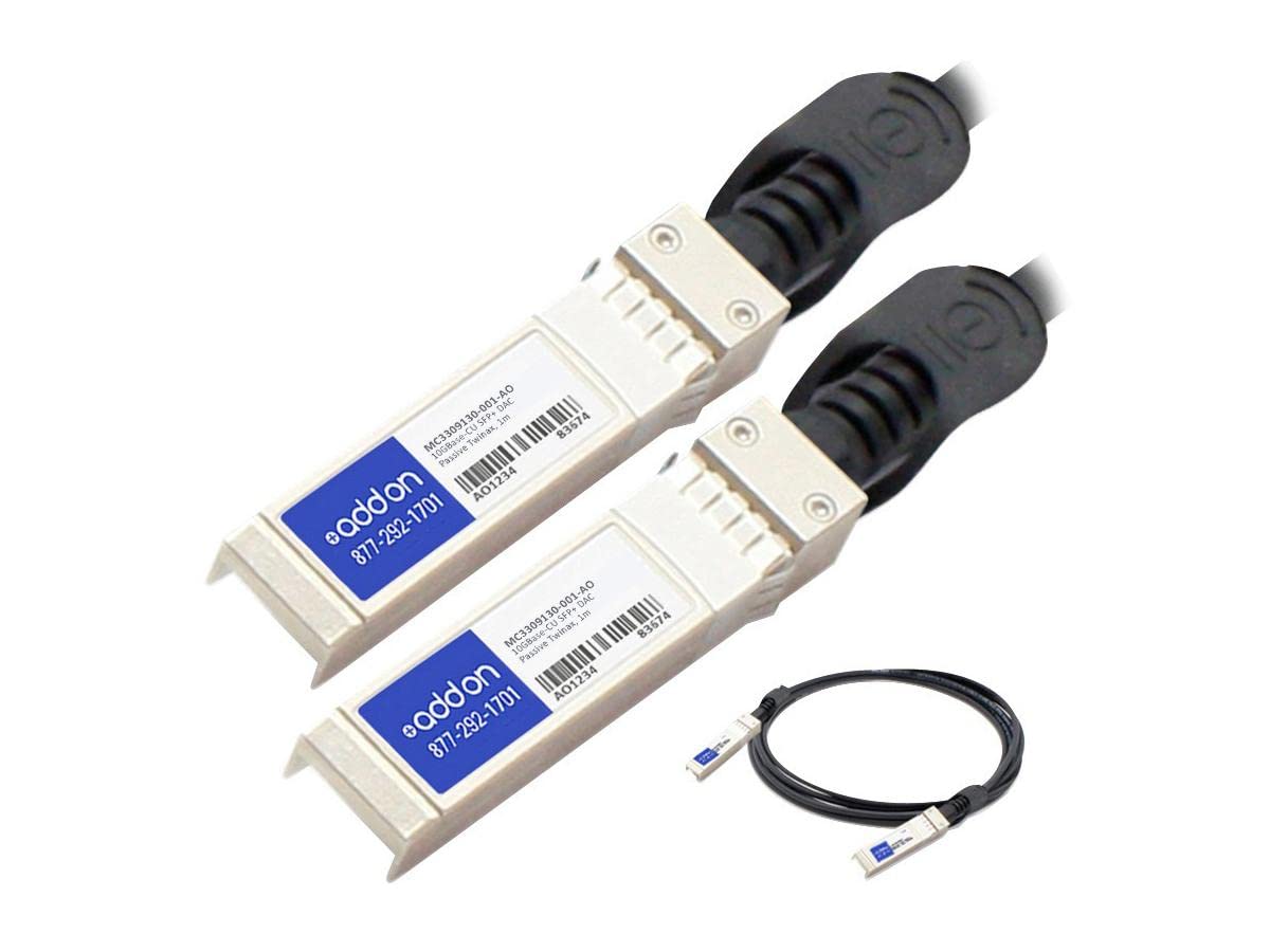 Mellanox MC3309130-001 Compatible TAA Compliant 10GBase-CU SFP+ to SFP+ Direct Attach Cable (Passive Twinax