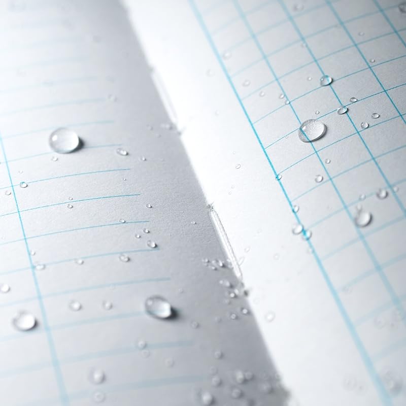 Rite in the Rain Weatherproof Hard Cover Notebook, 4.75" x 7.5", Yellow Cover, Environmental Pattern (No. 550F)