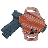 AKER LEATHER 168A FlatSider XR13 Open Top Belt Slide Holster