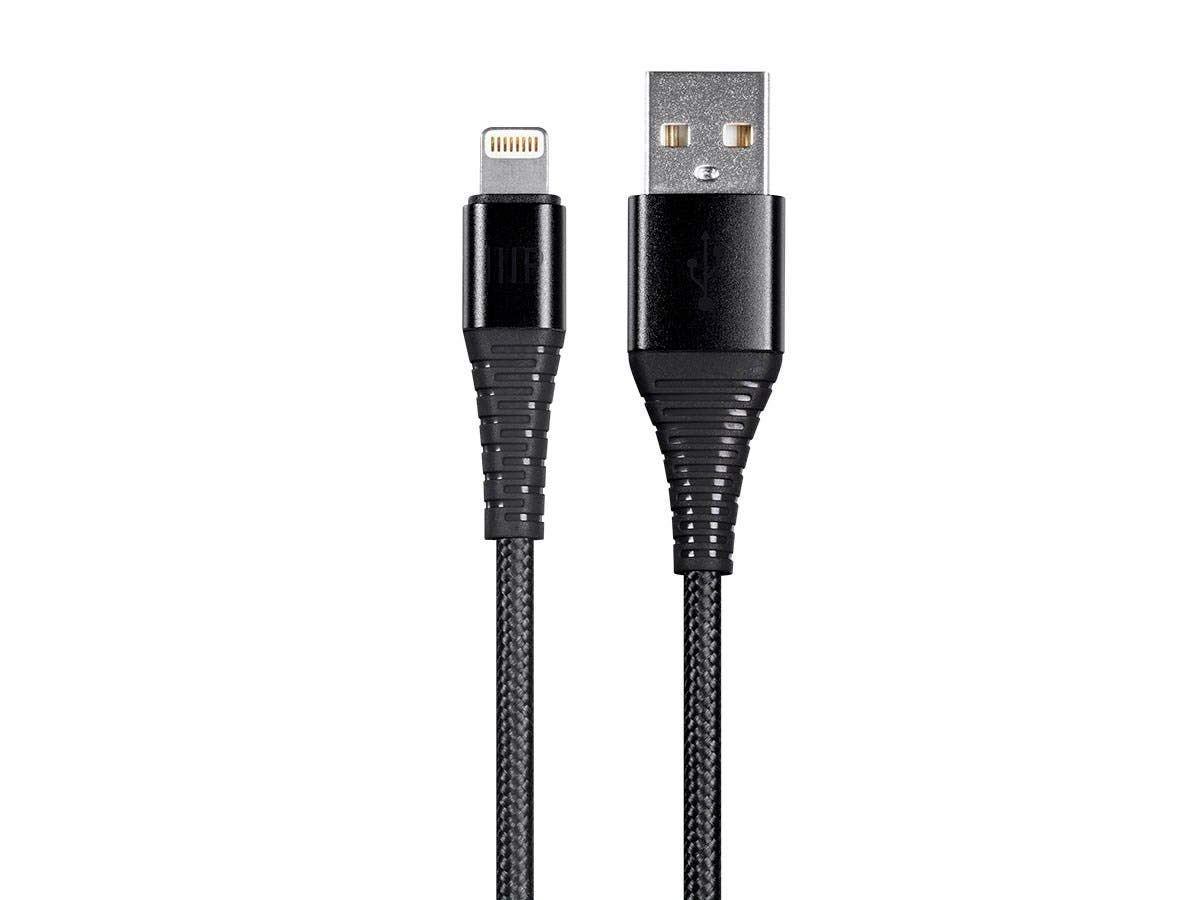 Monoprice Apple MFI Certified Lightning to USB Type A Charge & Sync Cable - Nylon-Braid, Durable, Kevlar-Reinforced