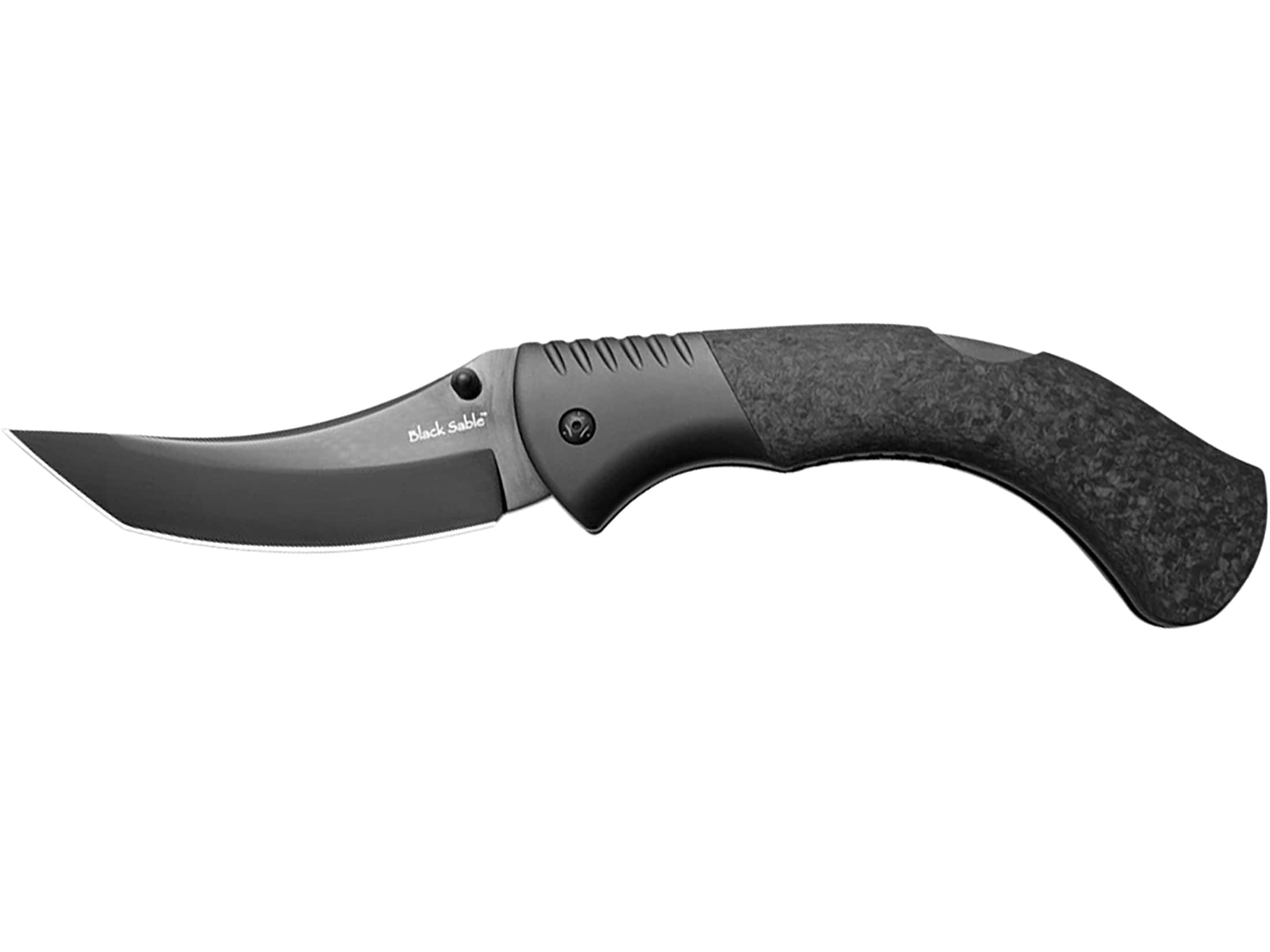 Cold Steel Black Sable 4.25" Tanto Lockback Folding Knife
