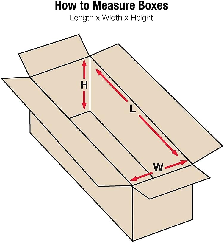 Partners Brand Long Corrugated Boxes, 33in x 8-1/2in x 5in, Kraft, Pack Of 25 Boxes